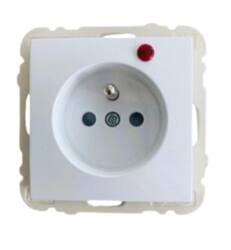 EFAPEL LOGUS90 SINGLE SOCKET WITH GROUND 21111