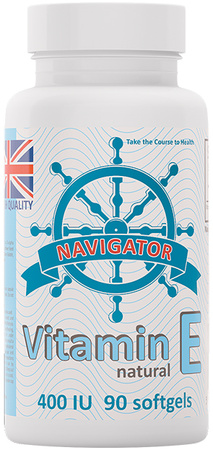 NAVIGATOR Witamina E  400 IU 90 kaps