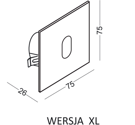 Elkim lampa schodowa LESEL 001XL 100102203