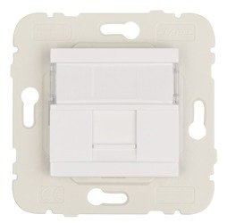 Efapel Quadro45 gniazdo komputerowe RJ45 kat6 45455 KWAL aluminium