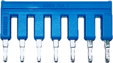 Wago mostek 7 - torowym z izolacją niebieski 2002-407/000-006 1szt