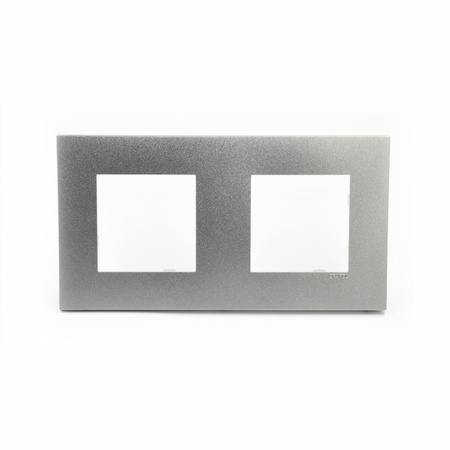 EFAPEL QUADRO45 RAMKA 2-KROTNA ALUMINIUM 45920 TAL