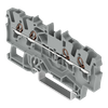 Wago złączka 4-przewodowa przelotowa na szynę DIN 1,5mm2  2001-1401 1szt