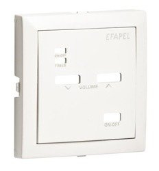 Efapel Aquarella element centralny so sterownika dźwięku mono aluminium 90700 tal