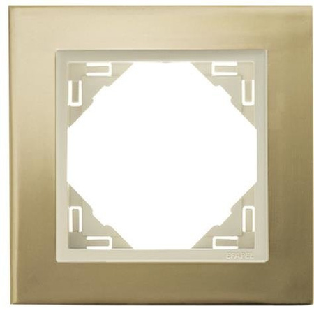 EFAPEL METALLO MARCO 1-elemento Oro/Perla 90910 TOP