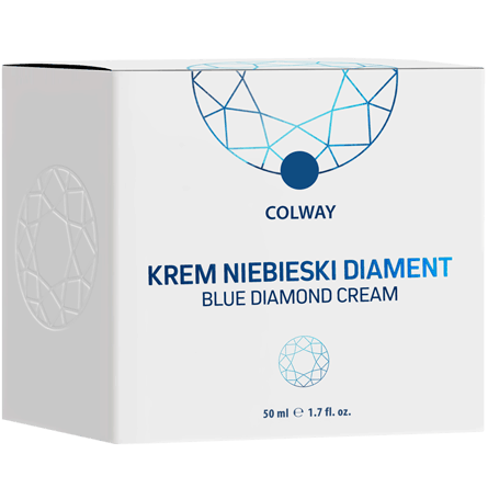 Colway kolagenowy  krem przeciwstarzeniowy Blue Diamond 50 ml. 