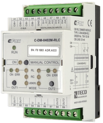 C-DM-0402M-RLC 6-kanałowy moduł do 4x wejść/2x wyjść RLC