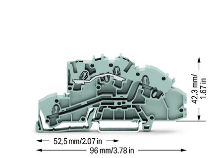 221-412 100 pcs WAGO COMPACT Splicing Connector