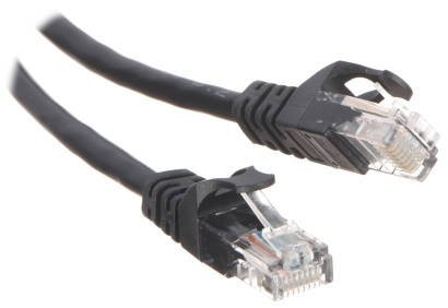 PATCHCORD RJ45/1.8-BLACK 1.8 m