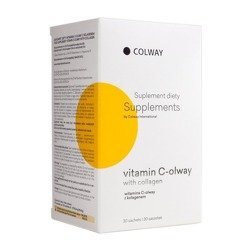 Witamina C Colway z Kolagenem 30 saszetek suplement diety