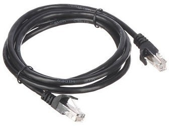 PATCHCORD RJ45/1.5-BLACK 1.5 m